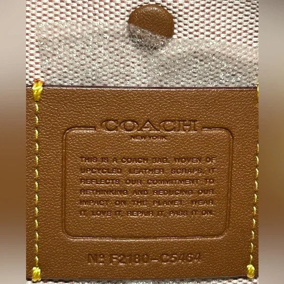 COACH Rogue 25 Upwoven Leather and Smooth Glovetanned Leather in Rouge/Multi - Picture 14 of 17